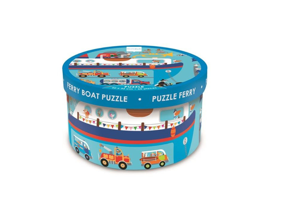 Rompecabezas Barco Ferry de 60 piezas