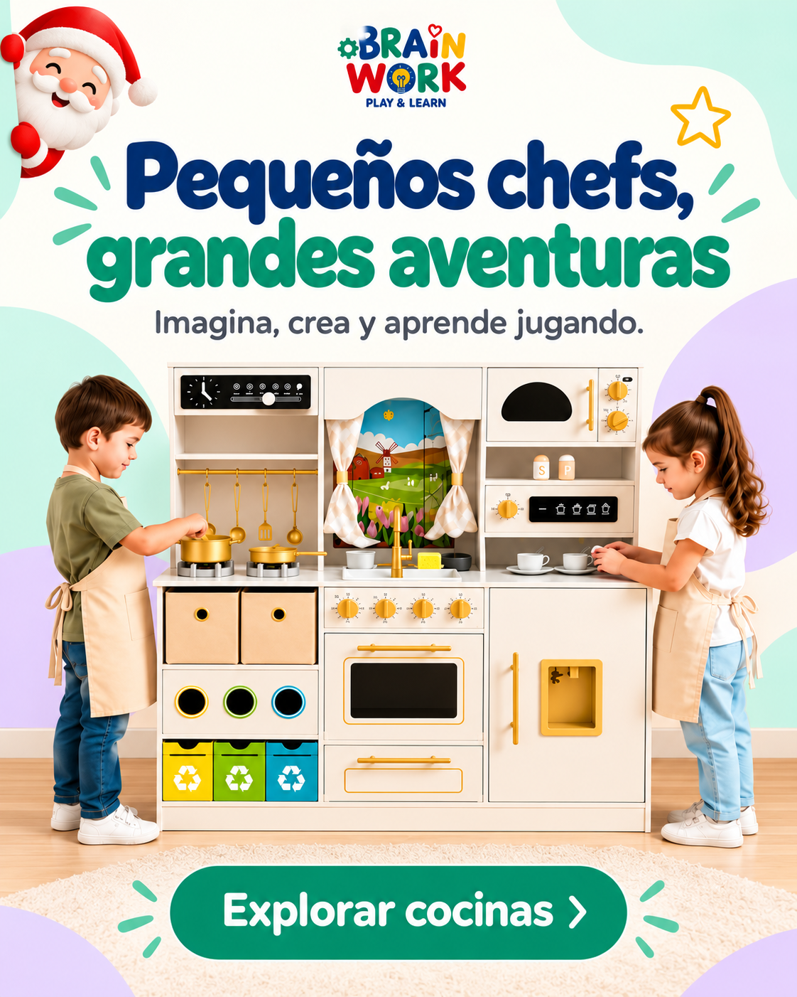 Pequeños chefs, grandes aventuras: explorar cocinas