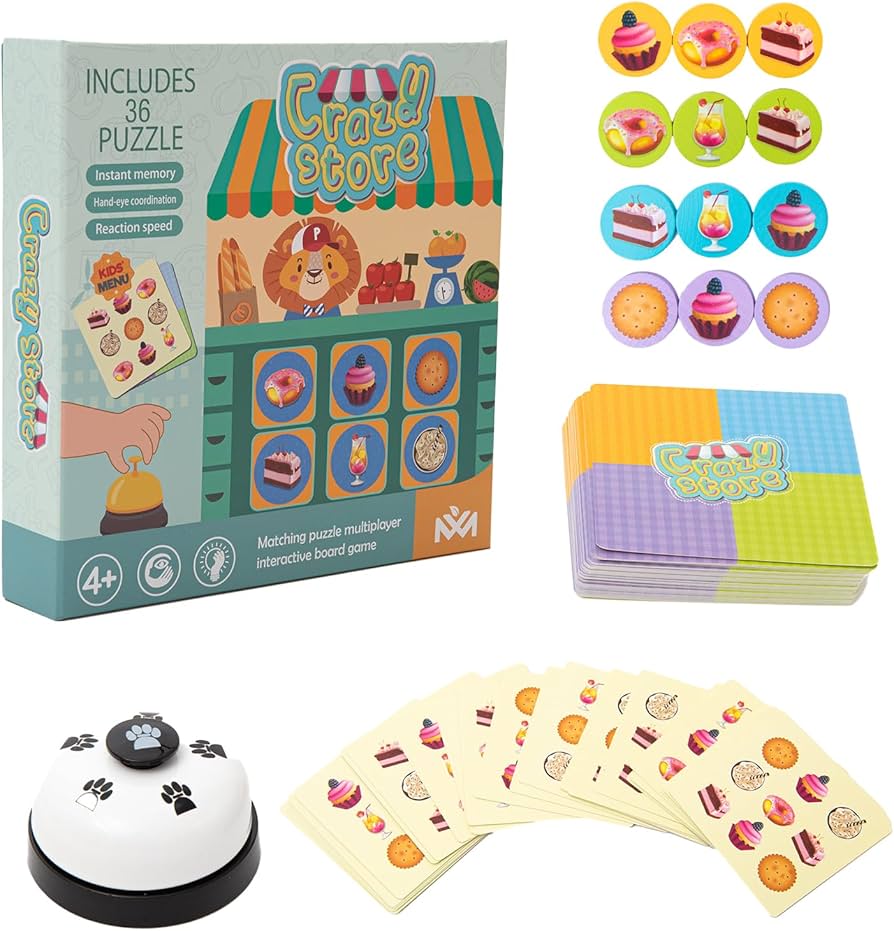 Juego de Memoria y Velocidad Crazy Store Game – Brain Work Panama